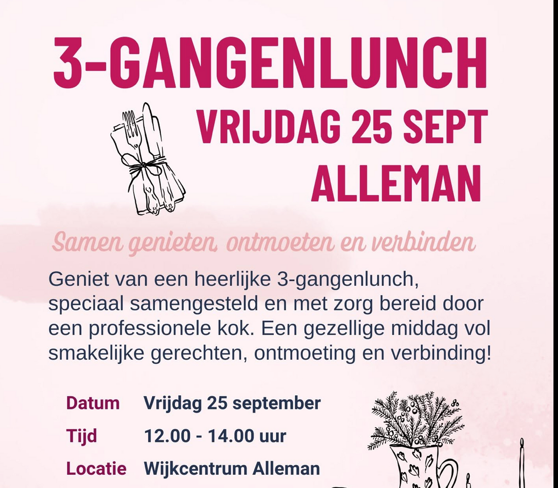Blog 41: Samen aan tafel tijdens de Week van de Ontmoeting❤️