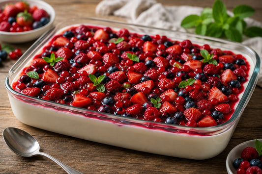 Panna Cotta met Rood Fruit - Italiaans Dessert