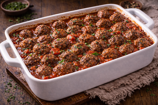 Grote Schaal Gehaktballetjes in Tomatensaus - Comfort to Share