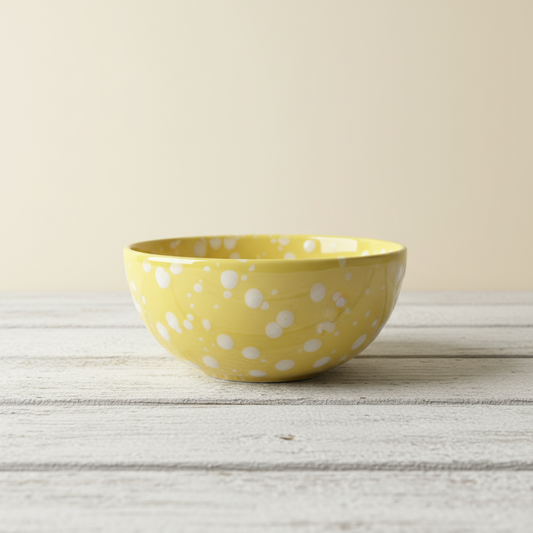 Bowl Dots Yellow productfoto