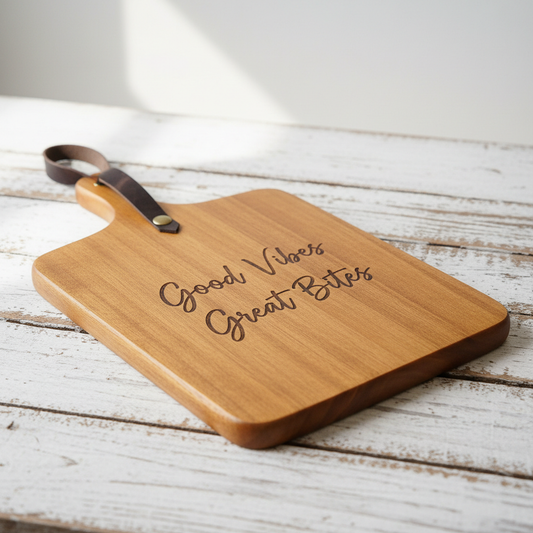 Serveerplank Good Vibes Great Bites - productfoto