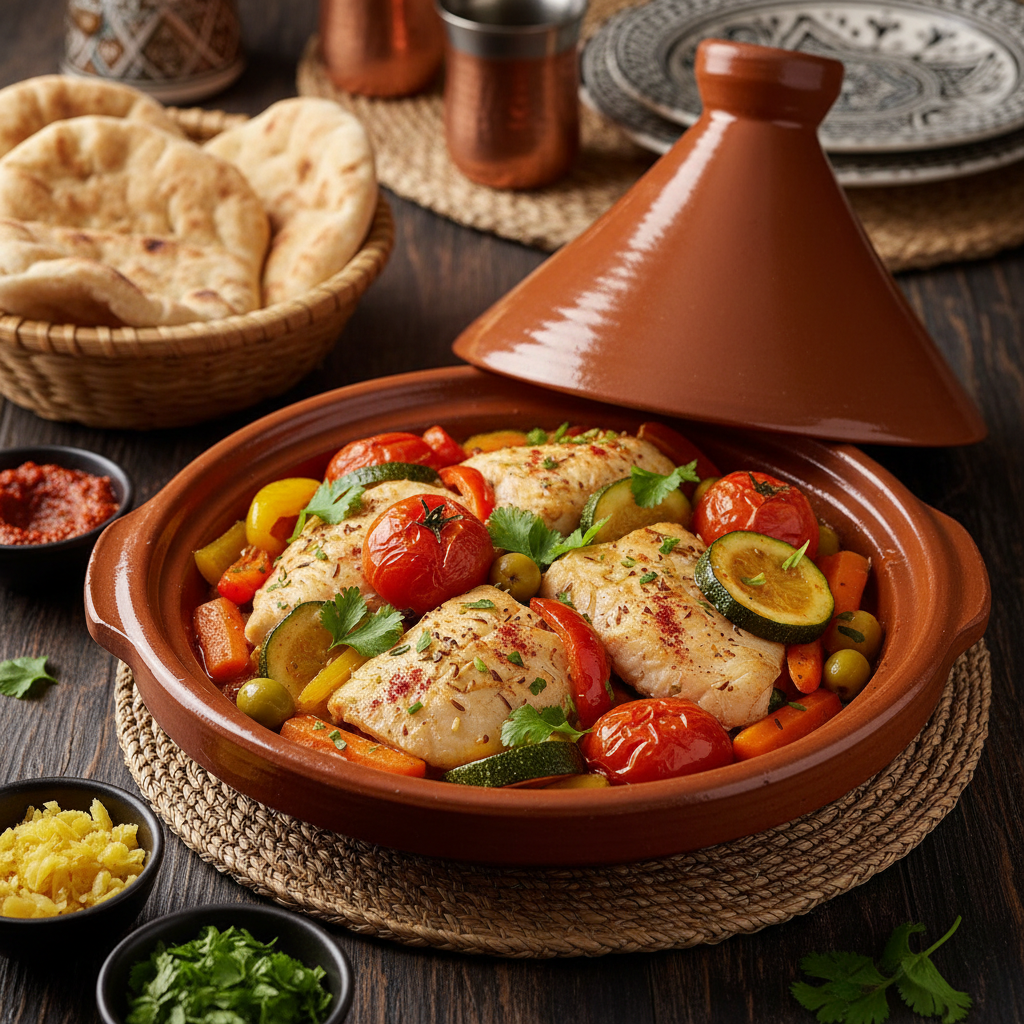 Marokkaanse Vis-Tajine