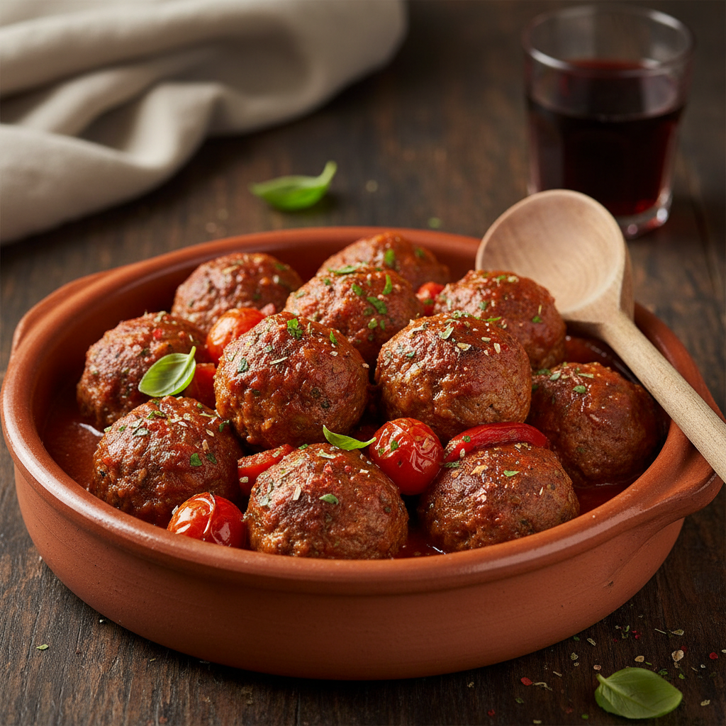 Spaanse Albóndigas in tomatensaus